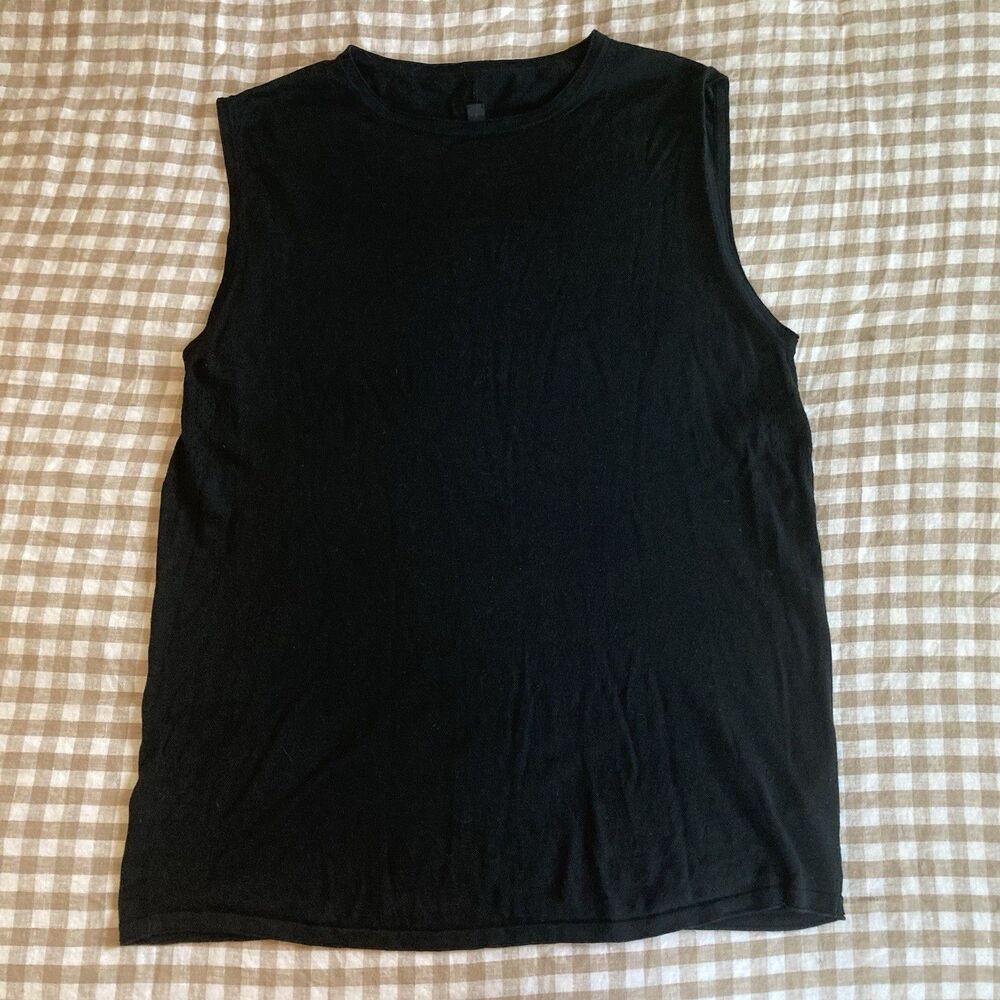 Nike ESC Every Stitch Considered Cotton Silk Blend Tank Top Men's Large Black